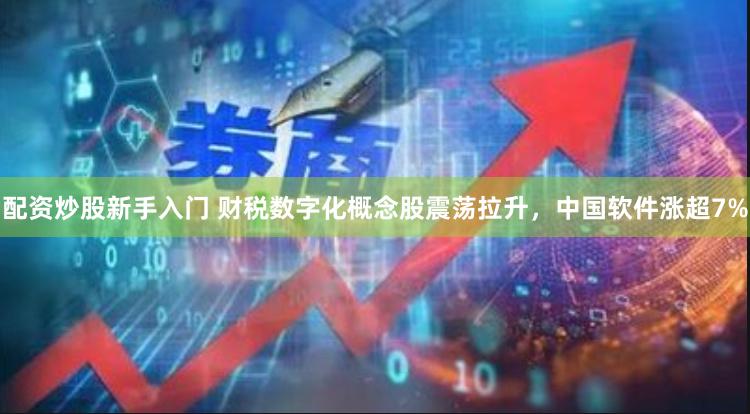 配资炒股新手入门 财税数字化概念股震荡拉升，中国软件涨超7%