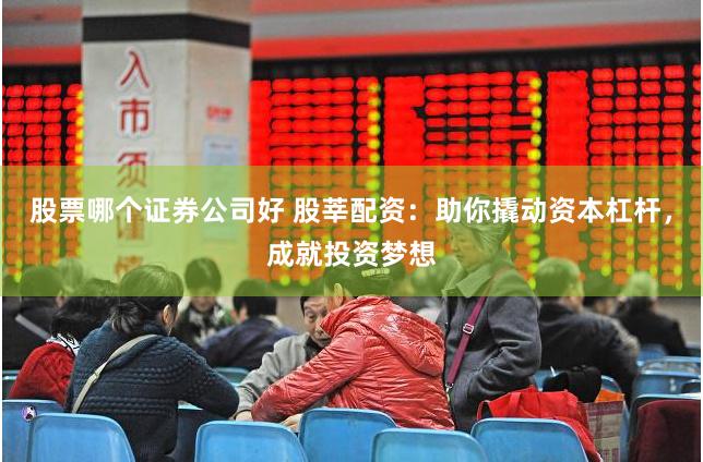 股票哪个证券公司好 股莘配资：助你撬动资本杠杆，成就投资梦想